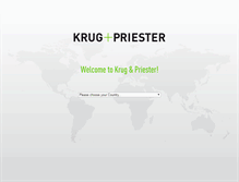 Tablet Screenshot of krug-priester.com